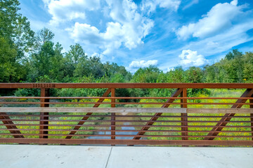 Wall Mural - Bridge Over Torrence Creek, Torrence Creek Greenway, Huntersville, North Carolina