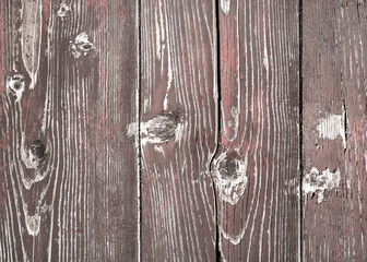 Sticker - Red wooden background