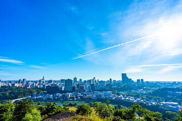 Wall Mural - 仙台市の都市風景