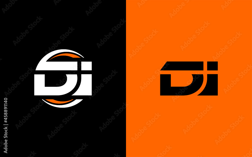 DI Letter Initial Logo Design Template Vector Illustration Stock Vector ...