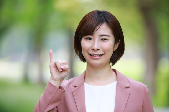 	手話の指文字「い」