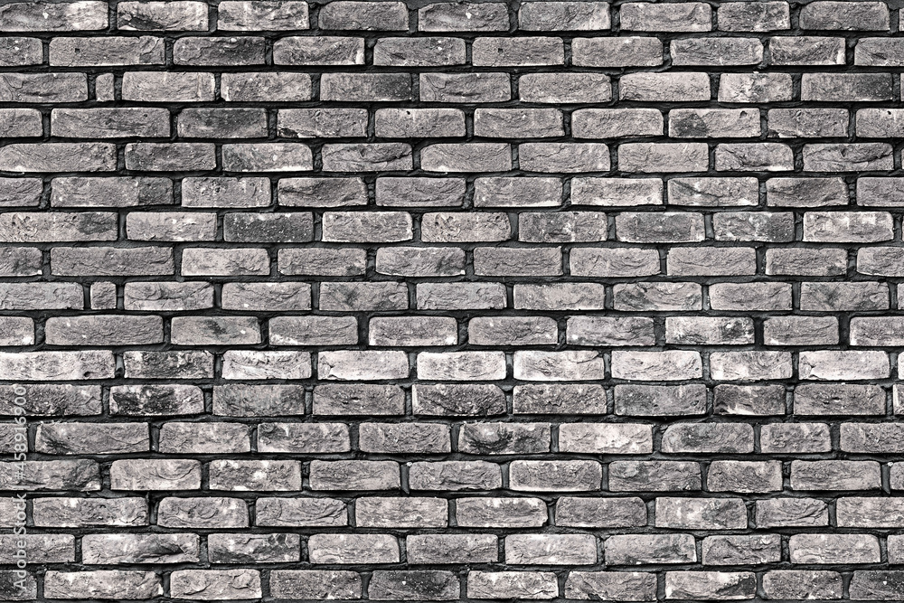 seamless black and white brick wall texture. seamless wall texture ...