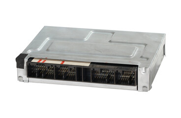 Wall Mural - automatic transmission abs control unit module tcu tcm ecu ecm (with clipping path) isolated on whit