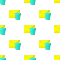 Poster - Delete message pattern seamless background texture repeat wallpaper geometric vector