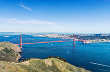 Golden Gate Bridge Across San Francisco Bay
