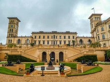 Osborne House The Beautiful Gardens And Palatial Holiday Home In Cowes On The Isle Of Wight Hampshire England Built For Queen Victoria And Prince Albert