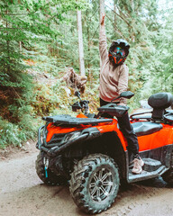 Wall Mural - atv ride extreme journey