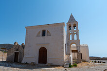 Panagia Myrtidiotissa Church At Castle Of Chora (Fortezza), Kythera Island, Greece