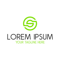 Poster - Simple letter or word S font with unique line art image graphic icon logo design abstract concept vector stock. Can be used as a symbol related to initial or monogram