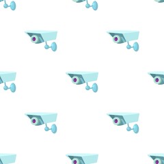 Poster - Security camera pattern seamless background texture repeat wallpaper geometric vector