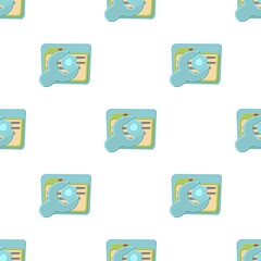 Poster - Wrench pattern seamless background texture repeat wallpaper geometric vector