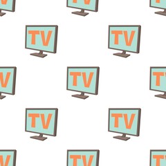 Poster - TV screen pattern seamless background texture repeat wallpaper geometric vector