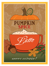 Pumpkin Spice Autumn Poster Free Stock Photo - Public Domain Pictures