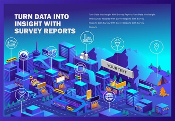 Aufkleber - Smart city with IoT power and artificial intelligence