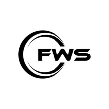 FWS Letter Logo Design With White Background In Illustrator, Vector Logo Modern Alphabet Font Overlap Style. Calligraphy Designs For Logo, Poster, Invitation, Etc.