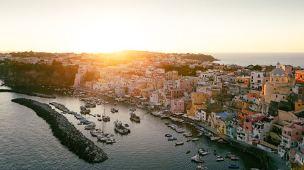 Sticker - Procida Island, Naples, Campania, Italy.