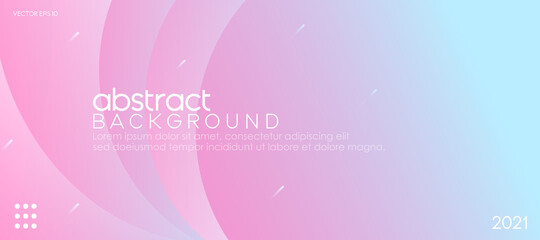 Poster - abstract colorful corporate background with curve geometric shape for modern business concept and te
