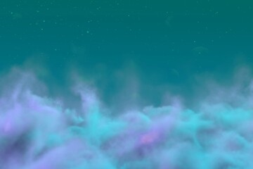 Wall Mural - mystic mist concept with lights bokeh effect design abstract background for any design purposes