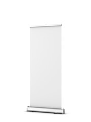 Sticker - Blank rollup banner mockup