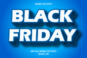 Wall Mural - Black friday editable text effect retro style