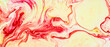Abstract yellow-red background. Abstract paint ink, psychedelic background. Fluid art