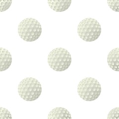 Poster - Golf ball pattern seamless background texture repeat wallpaper geometric vector