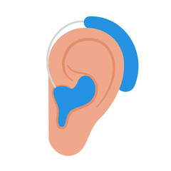 Sticker - hearing aid icon