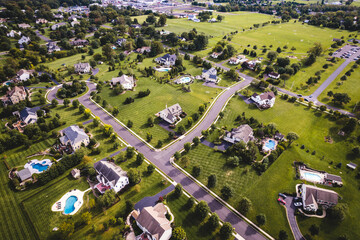 Wall Mural - Aerial of Telford Real Estate 