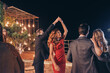 © gstockstudio - Beautiful young people dancing and smiling while spending time on luxury party