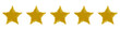 © Jo_Ana - Five Golden Star. Rank, customer product rating, feedback, award, premium quality for website and mobile apps. 3d Star vector illustration isolated on white background.