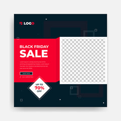 Black Friday Sale Social media post banner design,
Abstract Black Friday sale banner template