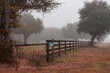 © Manny Chapman - fence in the fog