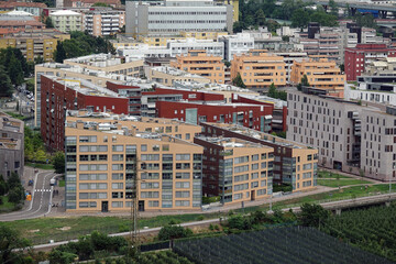 Sticker - Wohnblocks bei Bozen