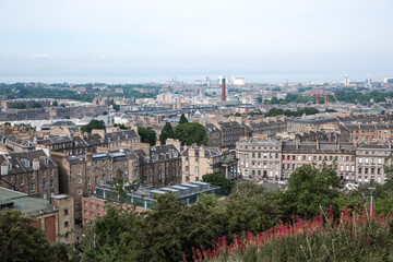 Sticker - Edinburg view from Calton hill. Scotland, UK