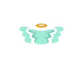 Canvas Print - Angel logo
