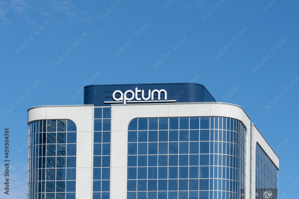 Optum Rialto Etobicoke, Toronto, Canada - September 26, 2021: Optum sign on the ...