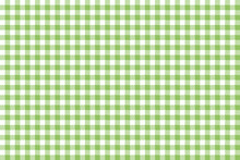 Green Gingham Plaid Pattern, Seamless.