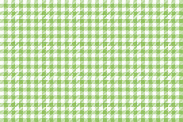Green gingham plaid pattern, seamless.