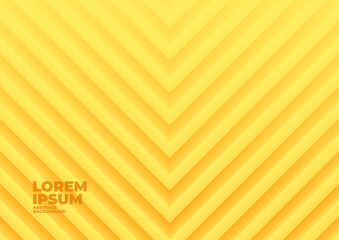 Poster - Yellow geometric wave abstract background.