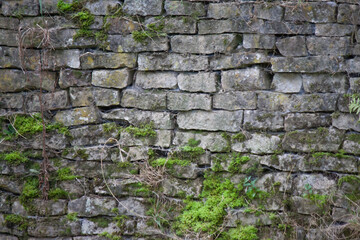 Sticker - Closeup of a stone wall