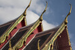 Detail of golden finishing touch of Imperial Palace in Bangkok