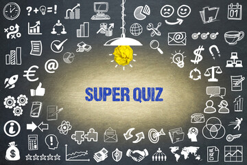 Wall Mural - Super Quiz