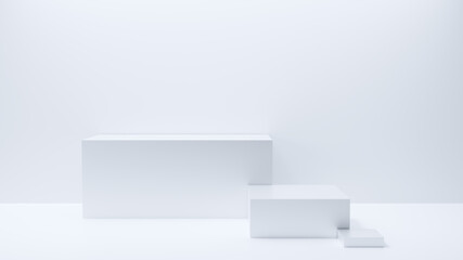 Wall Mural - abstract futuristic empty floor and room sci-fi corridor with light for showcase,room,interior,displ