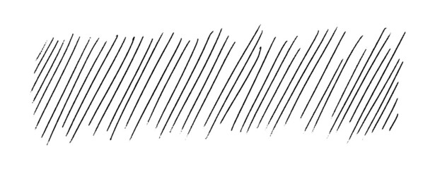 Diagonal lines. Hand-drawn smooth doodle strokes. Horizontal background texture isolated on white.