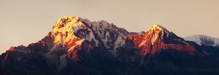 Sticker - mount Annapurna, Nepal Himalayas mountains