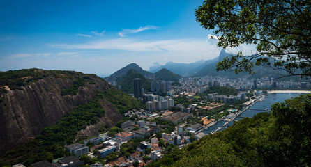 Canvas Print - Aerial view of Rio, Brazil