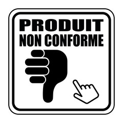 Poster - Logo produit non conforme.