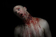 © sidney - male with bleeding ripped out throat  #1