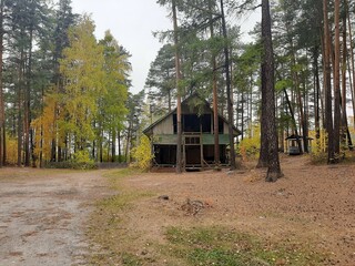 old wooden house