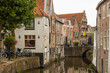 A canal in the center of the picturesque town of Oudewater in the Netherlands.
